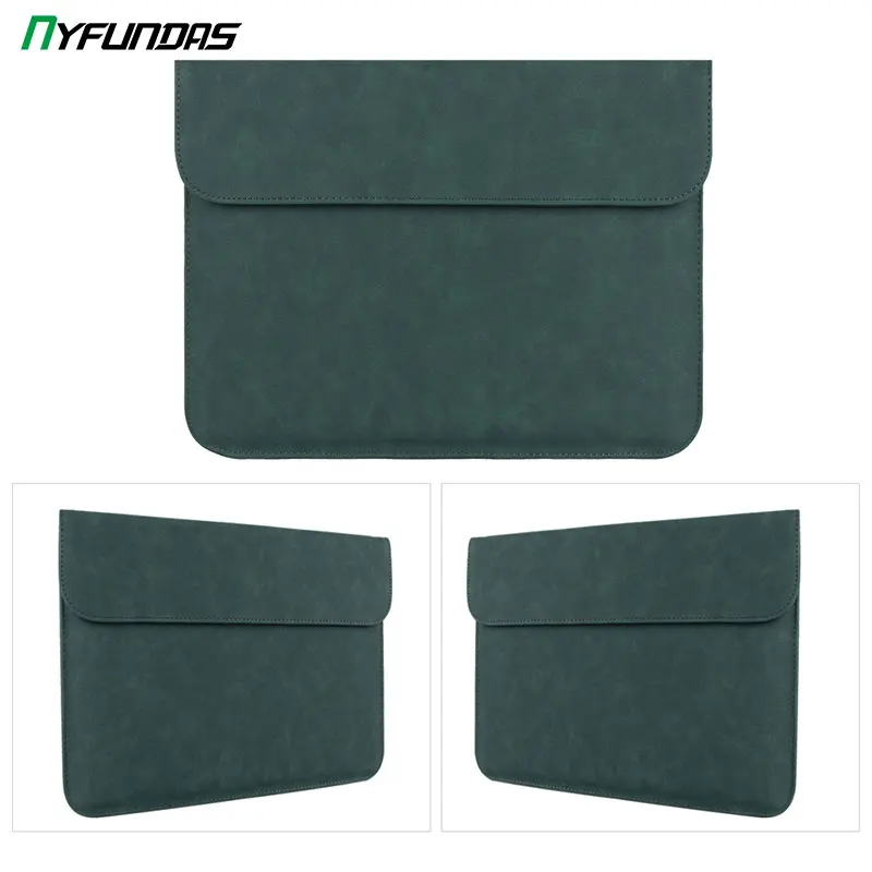 For MacBook Pro 16 Inch 13 Air Laptop Sleeve Cover Slim Soft PU Leather Protective Case Anti-Scratch Waterproof Bag 2019 | Компьютеры и