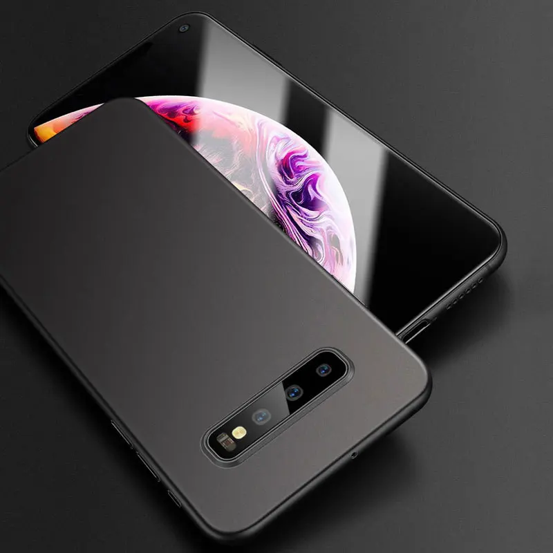 Ультратонкие мягкие Матовые чехлы для мобильных телефонов SamSung M10 M20 A10 A40 A50 A60 A70 S7