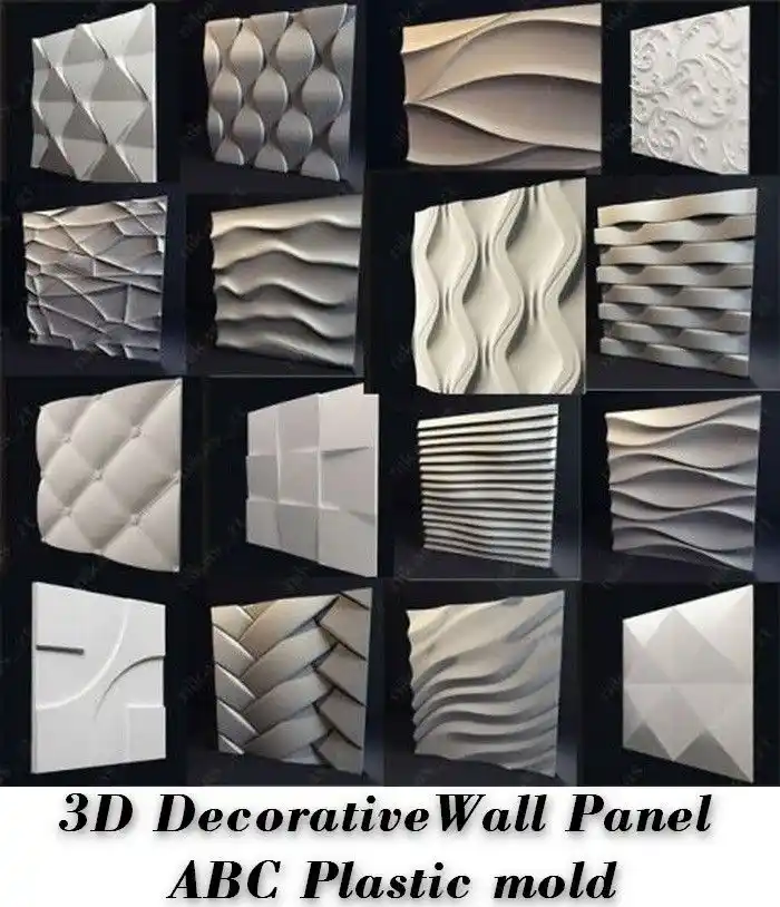 pieza de plastico 3d para paneles de