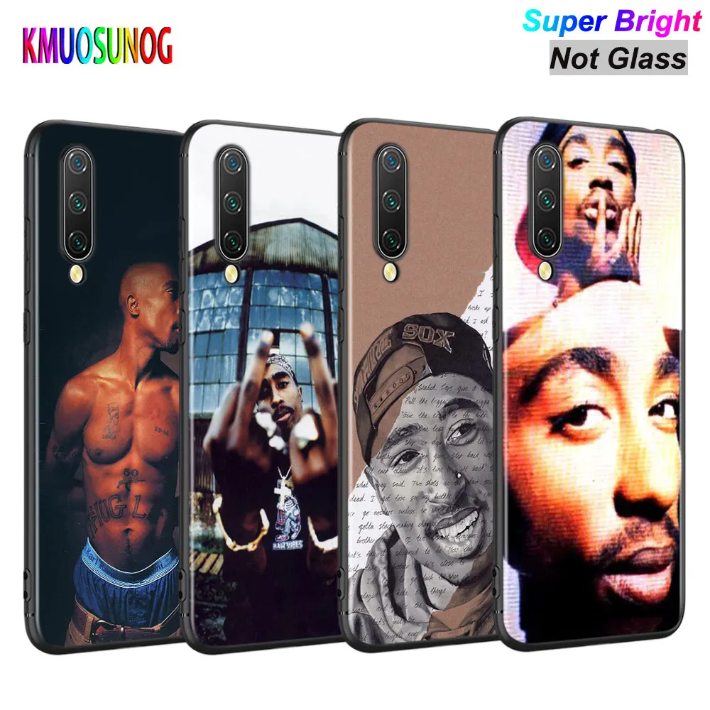 

Black Cover 2Pac Tupac Amaru Shakur for Xiaomi Mi A3 A2 A1 5X 6X 6 8 Lite 9 9SE CC9 F1 9T 9TPro Play Phone Case