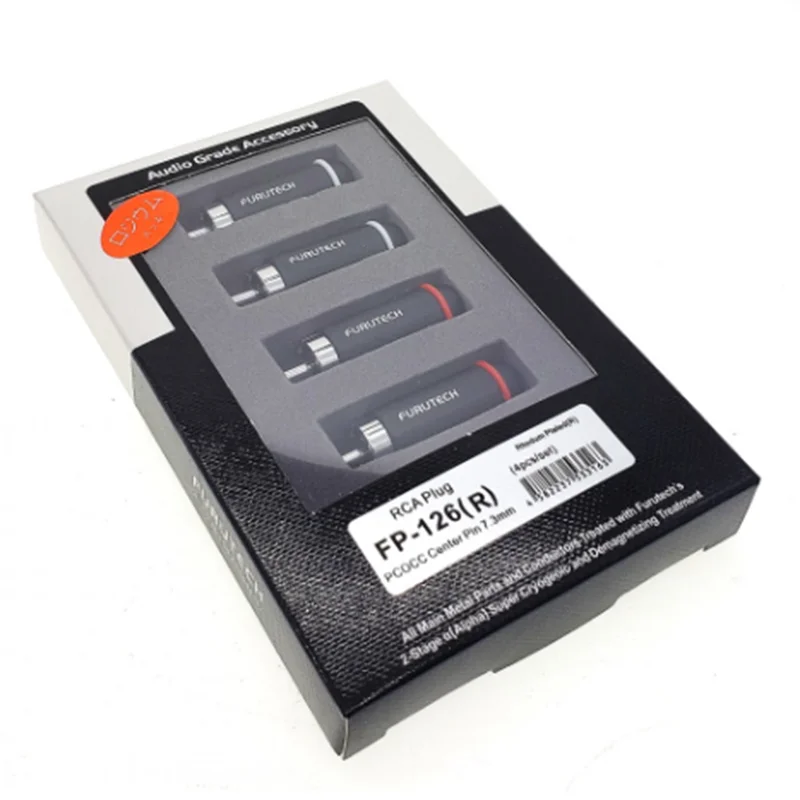 FURUTECH FP 126(G) RCA разъем родиево позолоченный 126 (R) PCOCC Центральный штифт hi Fi