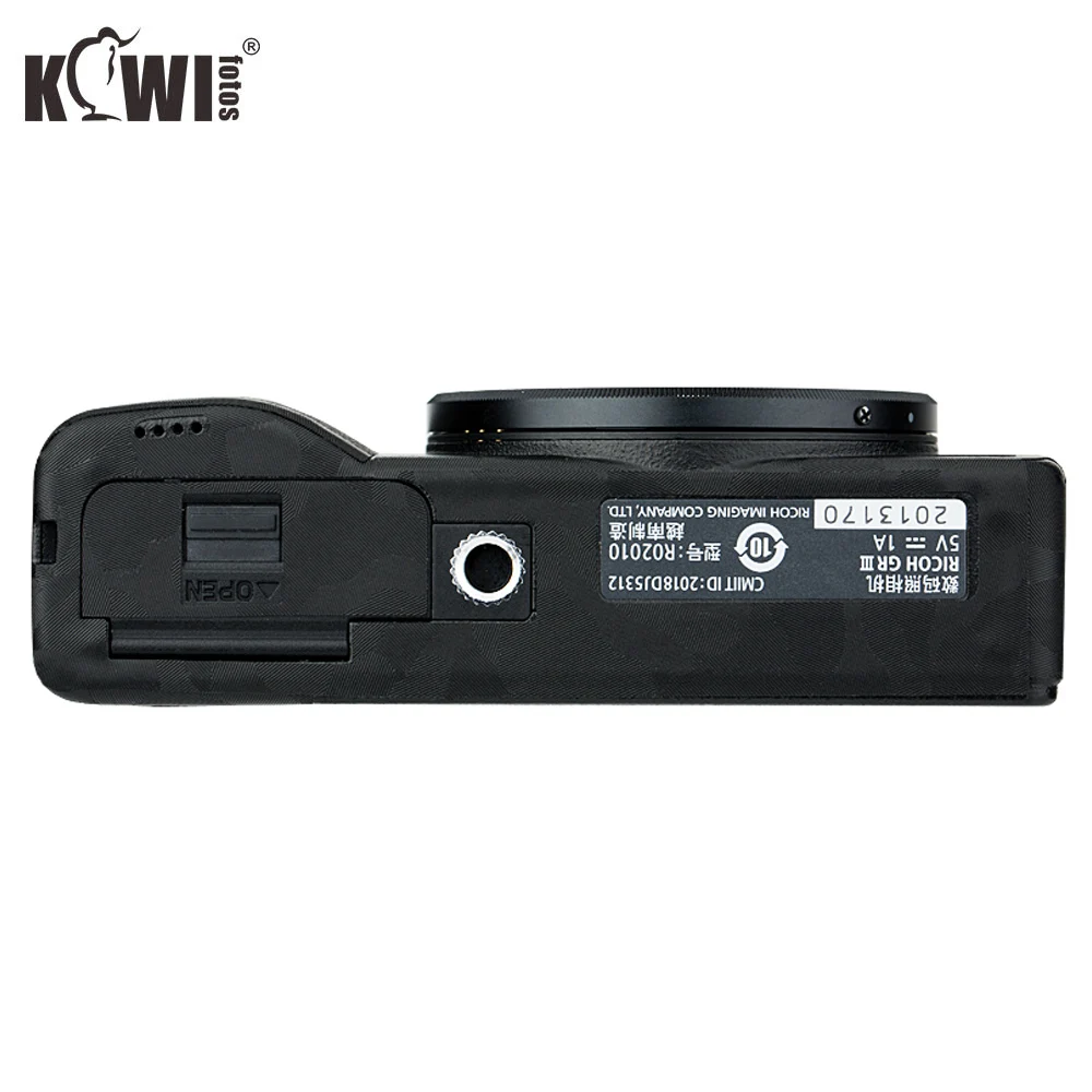Анти-Царапины Камера тела крышка Стикеры протектор для Ricoh GR III GRIII GR3 гр Mark III анти-скольжение кожи 3M Материал тень черный