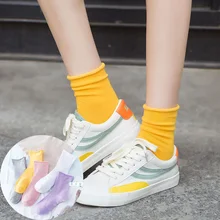 Зимние носки, женские носки, 5 пара/лот, Модные свободные носки Harajuku, корейские японские хлопковые рождественские женские носки, 20