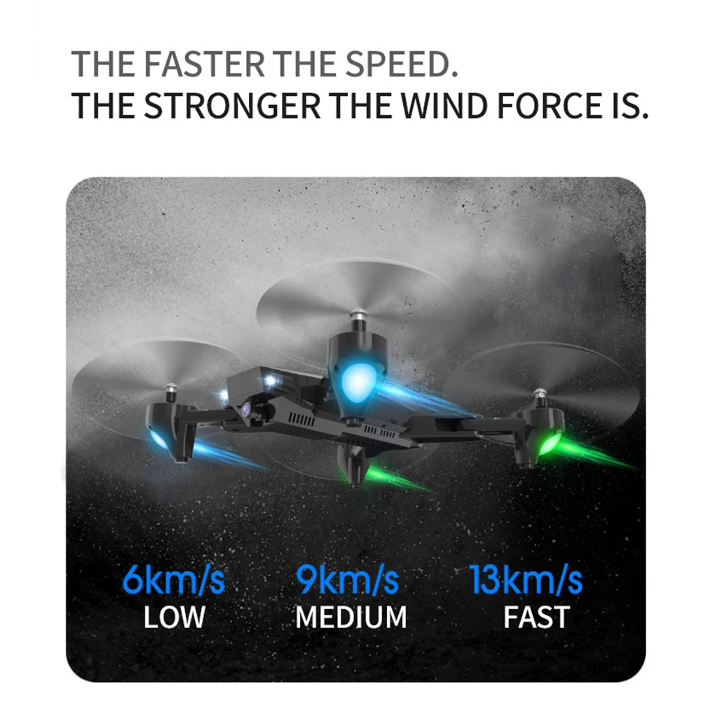 H13 складной Квадрокоптер Дрон 4K Профессиональный Квадрокоптер с камерой HD Wifi FPV дроны 3D летательный аппарат Дрон подарок на день рождения