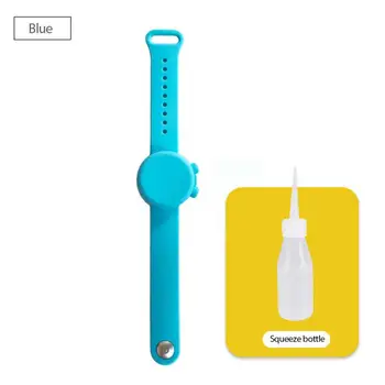 

Portable Silicone Soap Bracelet Wristband Hand Dispenser Band Squeeze Bottle Bracelet Silicone Repellents Disinfectant