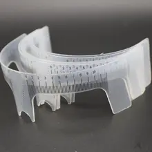 5 шт. меры микроблейдинга бровей линейка для формирования направляющая линейка подходит для начинающих практиковаться бровей татуировки и перманентный макияж