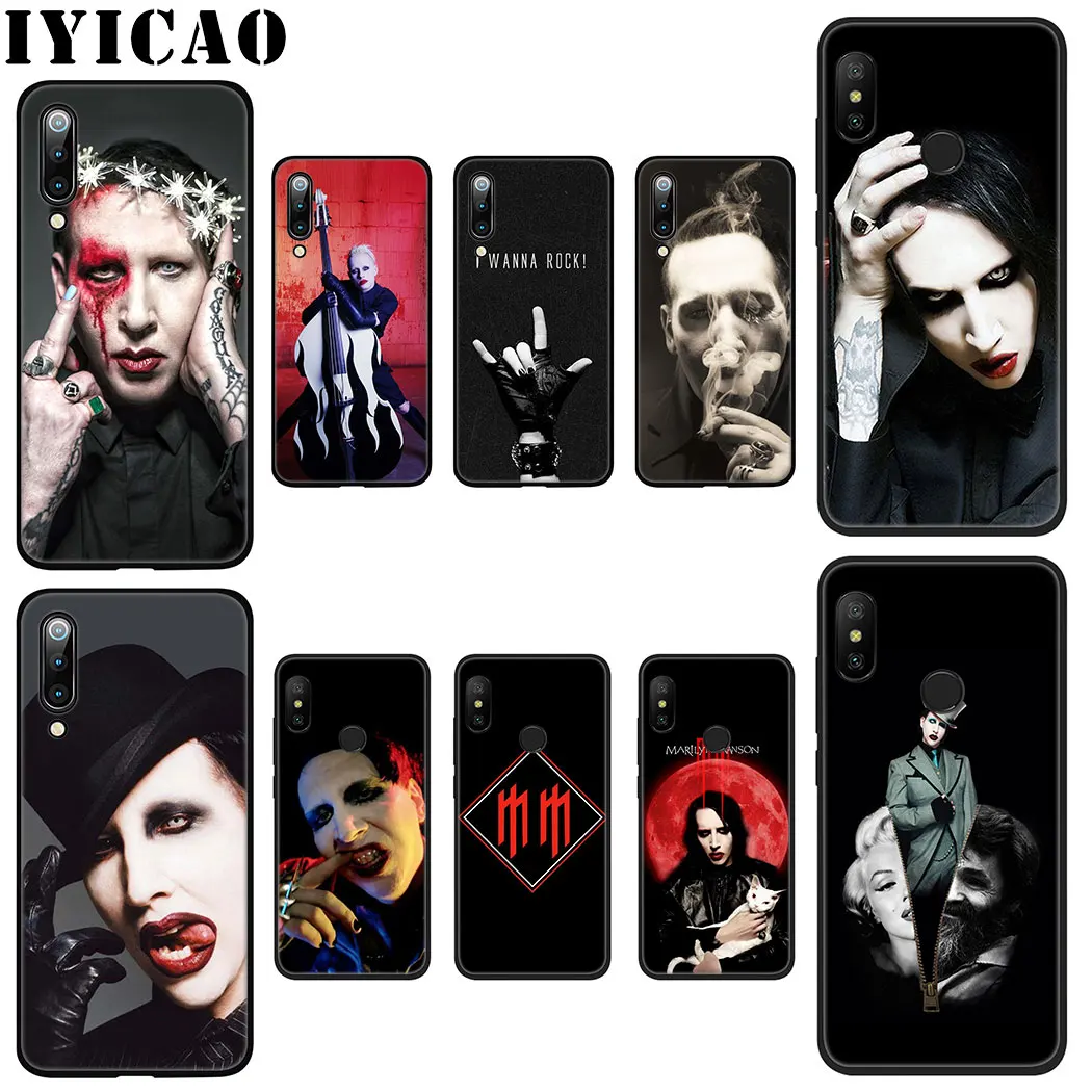Marilyn Manson Soft Silicone Case for Xiaomi Mi 9T 9 Pro CC9 CC9E 8 SE Mi6 Mi8 Lite Mi9 TPU Cover |