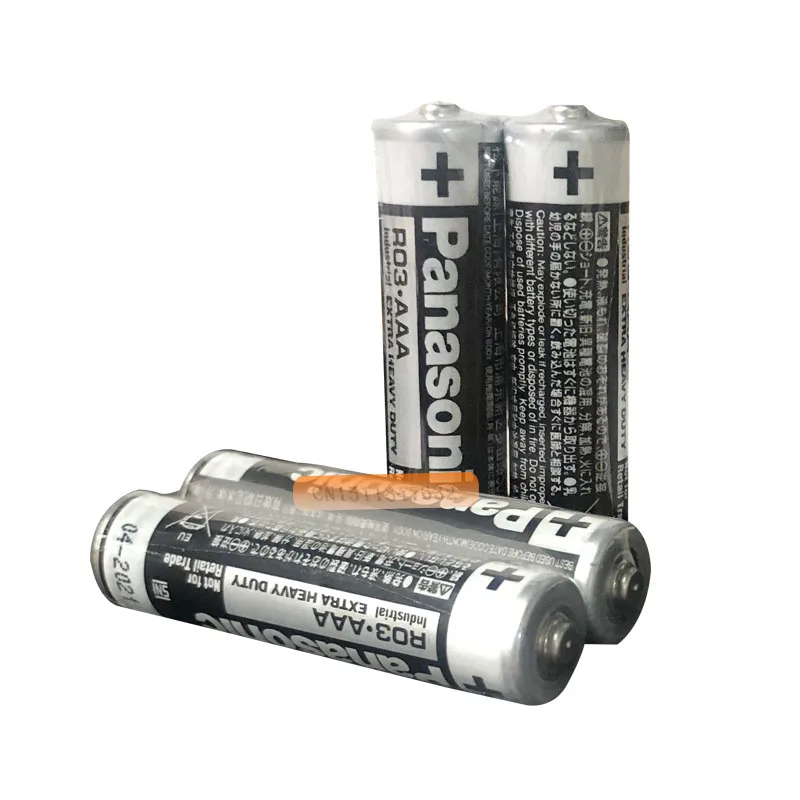 8 шт. Panasonic R03 1,5 в AAA батареи щелочные батареи без ртути сухой аккумулятор для электрической игрушки фонарик часы мышь
