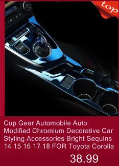 Автомобильный модифицированный декоративный хромированный чехол для автомобиля, наклейки, полосы 14 15 16 17 18 для Toyota Corolla