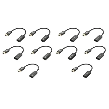 

DisplayPort to HDMI,4K DP Display Port to HDMI Adapter (Male to Female) Compatible for Lenovo Dell HP and Others,10 Pack