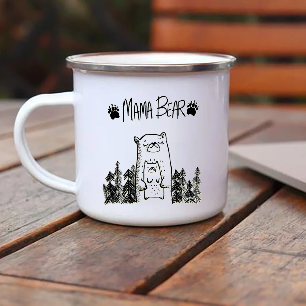 Mama Bear Papa Bear Coffee Mugs Set-14.2oz Funny Ceramic Couples Campfire  Mugs Honey Mama Papa Mom and Dad Gifts for New Parents - AliExpress