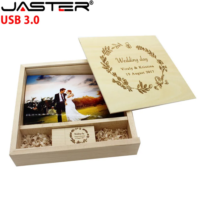 USB флеш накопитель JASTER 3 0 в коробке с логотипом на заказ 4/16/32/64 ГБ 170*170*35 мм|USB
