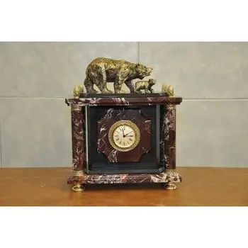 

Table clock made of marble ch-027