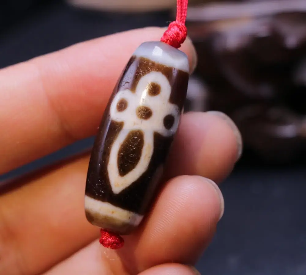 

Magic Power Tibetan Old Agate Faqi Vajra Dorje dZi Bead Amulet 2A LKbrother Sauces Top Quality