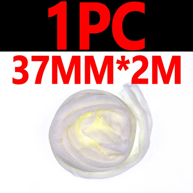 1bag 37mm2m JIGEECARP 2/5m pva-мешок для ловли карпа сменный рулон волос Rig Крюк Приманка кормушка сумки Boillie такелаж Rig крюк воде растворять фидер - Цвет: 1bag 37mm2m