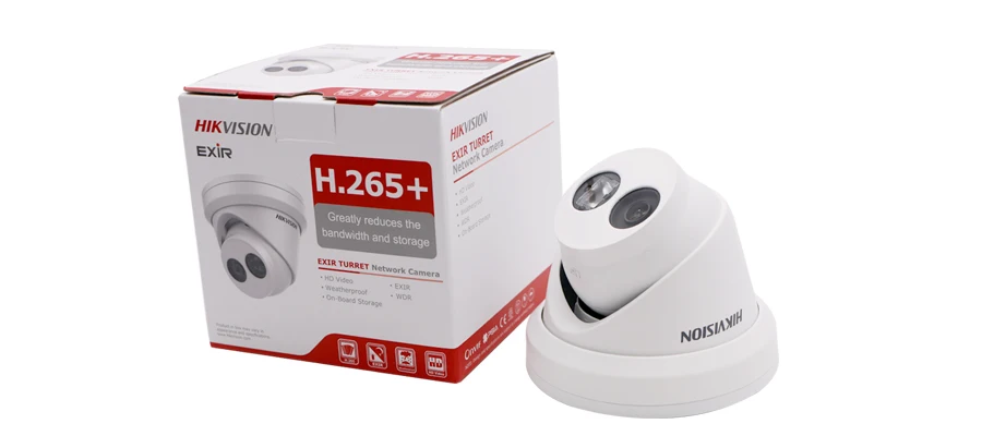 Hikvision 8MP IP камера POE для наружного видеонаблюдения 4K камера s DS-2CD2385FWD-I с 30 м IR встроенным слотом для sd-карт и H.265