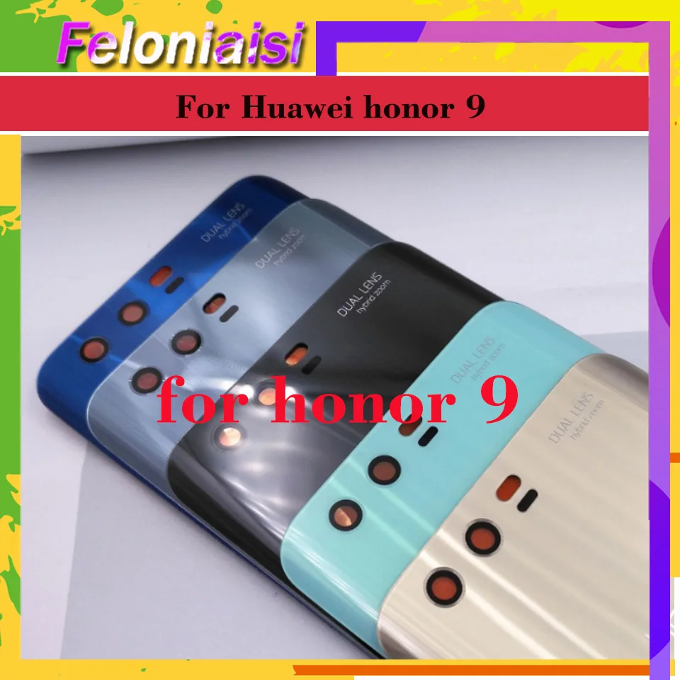 Для huawei P9 EVA-L09 EVA-L19 EVA-AL00 Корпус Батарея крышка отсека задняя корпуса Рама+ отпечатков пальцев Сенсор гибкий кабель
