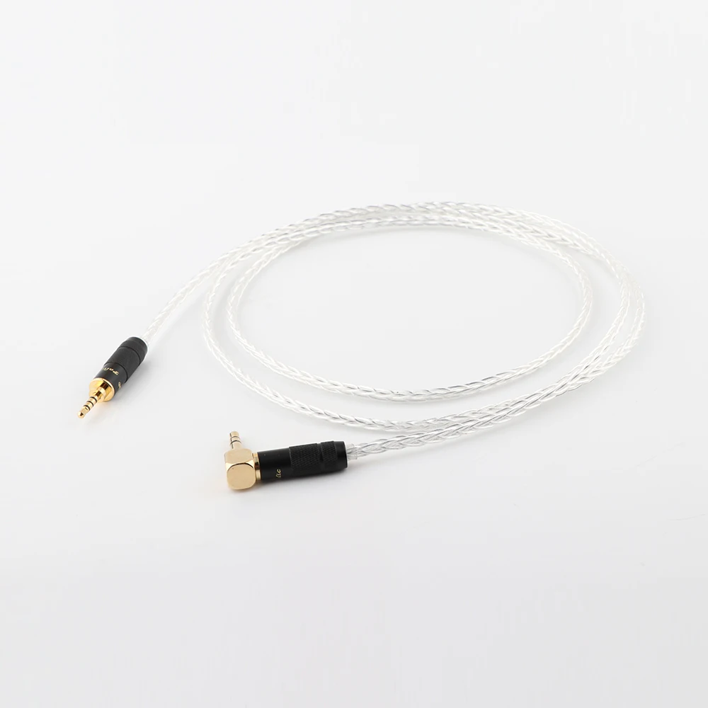 

8-жильный посеребренный от 3,5 мм до 3,5 мм обновленный кабель для Philips shp9500 Fidelio X2 X1 MDR-1A