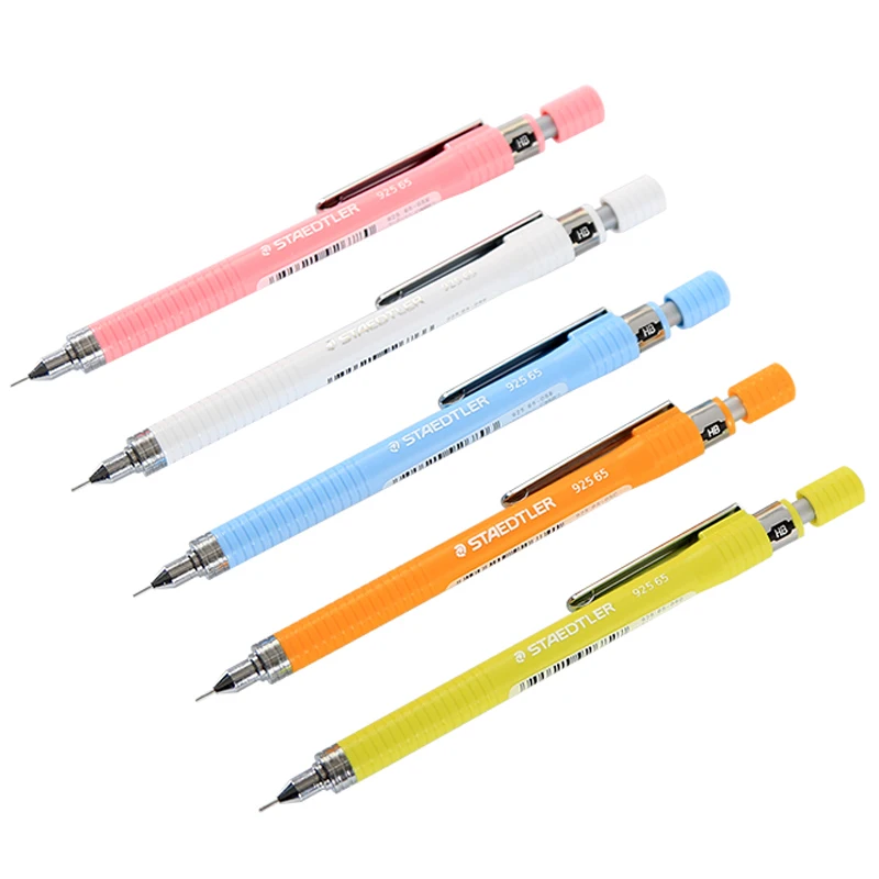 1 шт. STAEDTLER карандаш 925 65 механический карандаш Хромированная ручка наконечника профессиональный карандаш для рисования скетчей, разные цвета на выбор