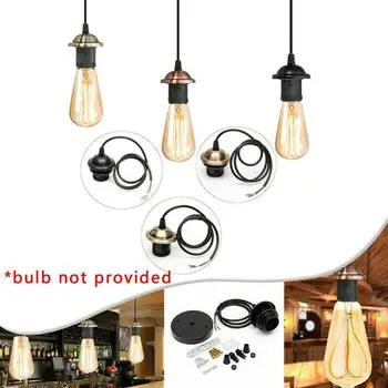 

1pc E27 Big Screw Mouth Edison Bulb Retro Lamp Holder Line Lamp Restaurant Hanging Shop Hanging Decoration Coffee S1N0