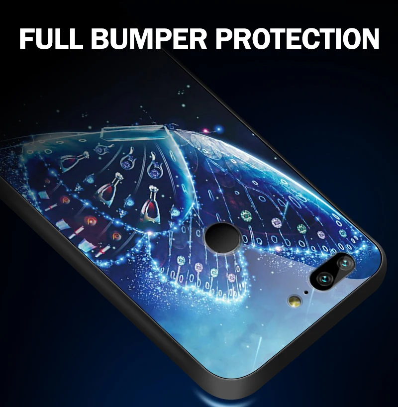 Для OnePlus 3 3t 5 5, 6 комплектов/партия, размер 6T 7 7 Pro закаленное стекло чехол для Samsung Galaxy S8 S9 S10 плюс бампер противоударный роспись киска Coque