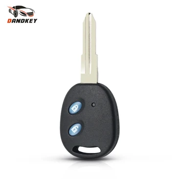 Dandkey 20 個包茎ブランク車のキーシェルシボレースパークアベオキャプティバ 2 ボタンリモートfobキーケース左ブレード