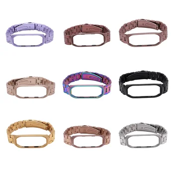 

Watch Strap Metal Ultra-Thin Comfortable Strap for Millet Mi Band3/4 Stainless Steel Luxury Wristband Metal Ultra-Thin New Strap