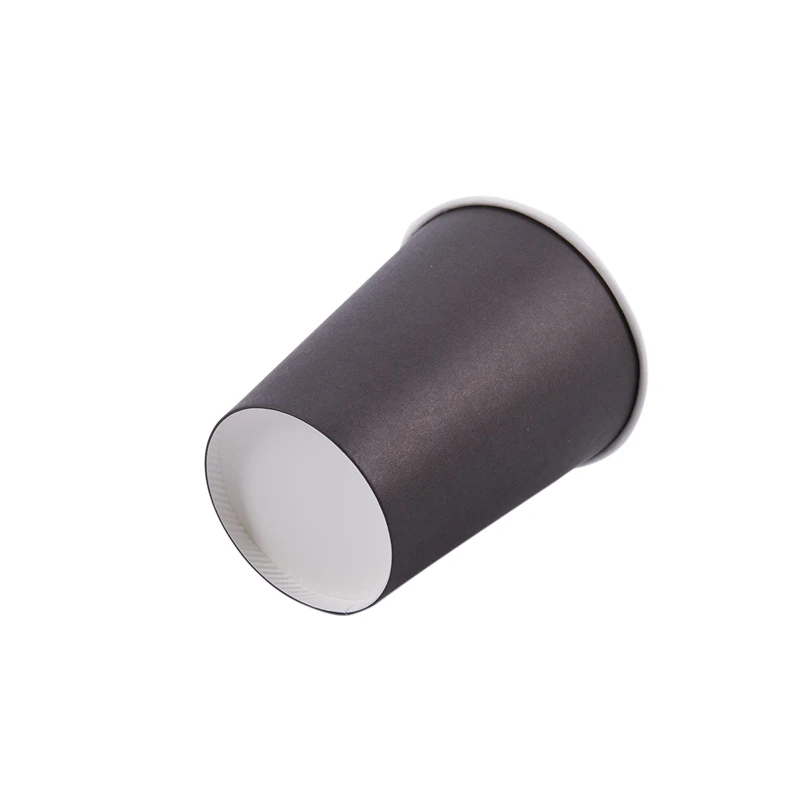 20 Paper Cups(9oz)- Plain Solid Colours Birthday Party Tableware Catering(black