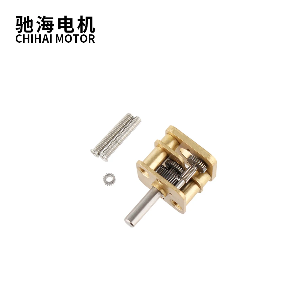 Gear Reducer Accelerator Chihai Motor CHF-GM13 4.4/5.75/10 Length D Shaft Square Metal Reducer Gearbox 13mm*12mm DIY 050 030 DC Gear Motor Parts