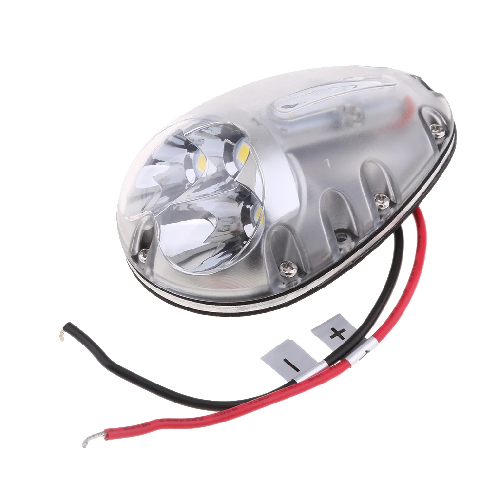 6300K 315LM LED Boat Marine Bow Docking Lights Surface Mount 12V