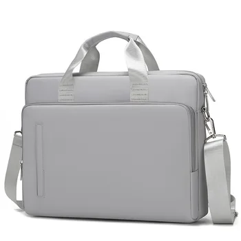 

Portable Laptop Briefcase Casual Messenger Shoulder Canvas Office Work Document Briefcase Bandolera Hombre Bag for Men DB60BA