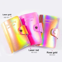 Дизайн Горячая 20 слотов пустые пластины для штамповки ногтей держатель лазерный Серебряный Чехол Органайзер для тарелок Маникюр шаблоны сумка