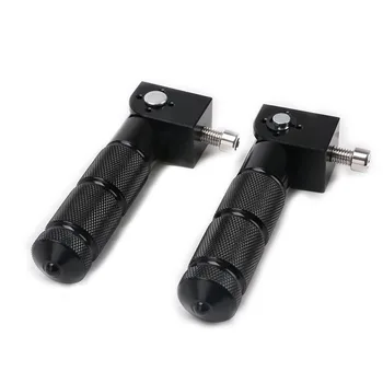 

Motorcycle aluminum pedal electric bicycle rear foot support 90 folding support rod 8mm universal modification accessories
