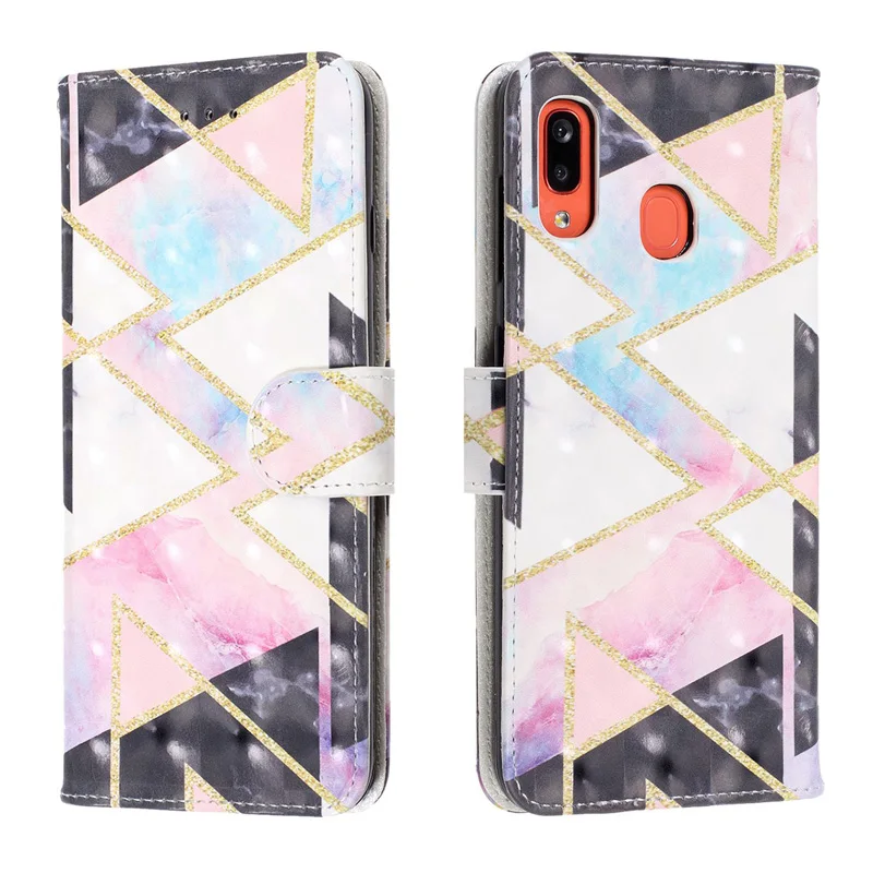3D чехол-бумажник s для samsung A40 SM-A405F, откидной ТПУ кожаный чехол Galaxy A40 SM-A405FN Чехол для мобильного телефона