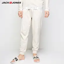 JackJones, мужская хлопковая Домашняя одежда, брюки на шнурке, облегающие, модные брюки, Мужская одежда, бренд 2183HC502