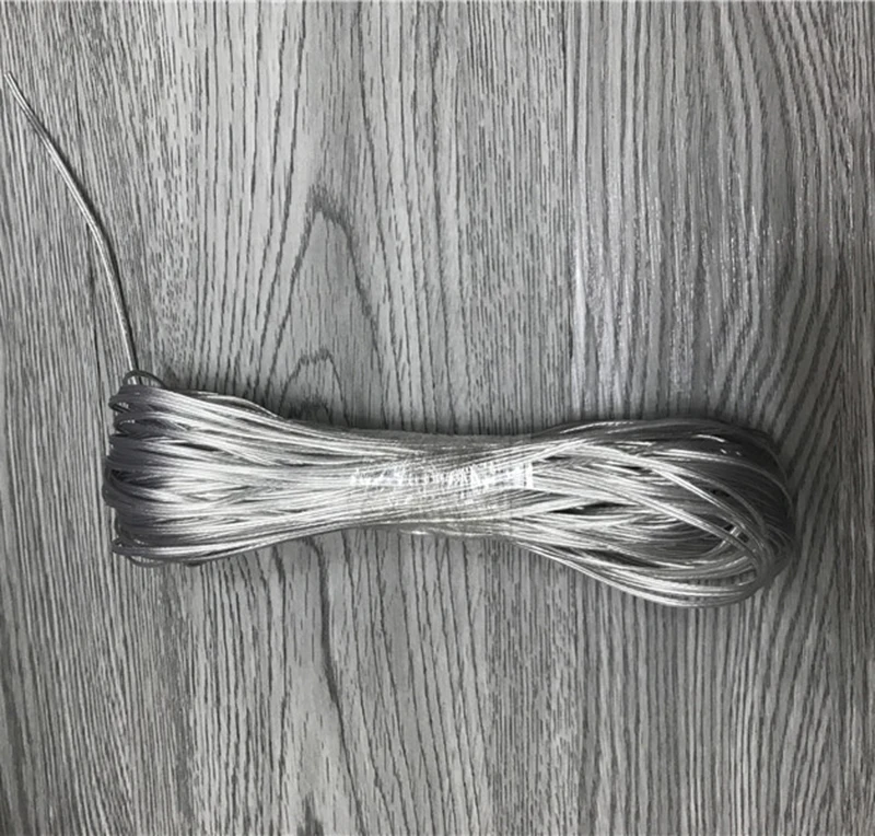 100Meters 26AWG 2468 UL2468 PVC Tinned Bare Copper Cord Gold Silver ROHS Audio Cable Speaker Cable Transparent line (5)