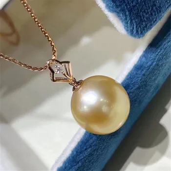 

DIY pearl accessories S925 sterling silver pearl pendant with angel pendant with 7-8mm round flat beads