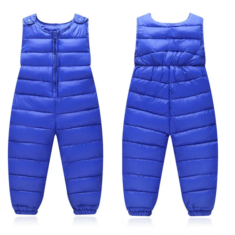 Calças de Cinta Quente do Bebê das Crianças para Meninas Inverno para Baixo-macacão de Algodão Conjuntos de Roupas Meninos Terno Crianças Macacão Casual 2020 10 High Quality Mamãe e Bebê