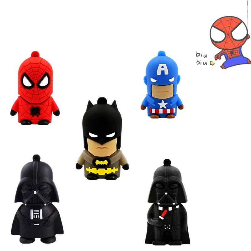 

USB Flash Drive 64GB pendrive mini Star Wars Darth Vader 128GB 32GB 16GB 8GB 4GB high speed USB 2.0 pen drive flash memory stick