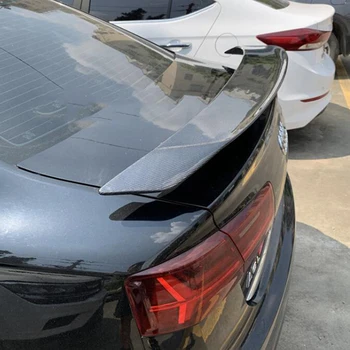 شراء ل العالمي سبويلر الجناح أودي ألياف الكربون شفة موزع خلفي الذيل زعنفة أودي A4 A5 A6 A7 A8 S3 S4 S5 S8 أربعة أبواب سيارة سبويلر قطع غيار السيارات