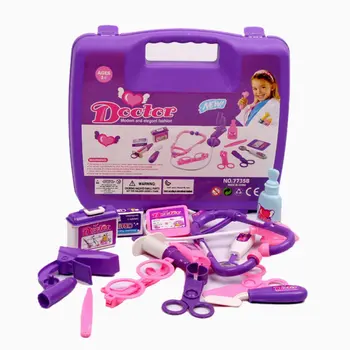 

Kids Educational Pretend Case Toy Pretend Play Kit Nurse Role Playing Exquisite Props Toys For Children Fast Shipping New