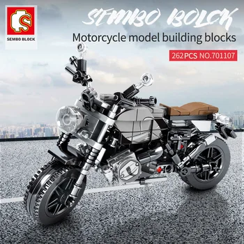 

Hipac 262+ PCS SEMBO Motorcycle Blocks Building Model Technic Bricks Motorbike Off-road Car Vehicle DIY Gifts Toys for Kids Boys