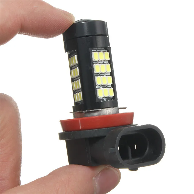 Белый 2 шт. H11/H8 42 SMD светодиодный Белый samsung 2835 Canbus безотказная противотуманная фара 6500K V6 - Испускаемый цвет: Белый