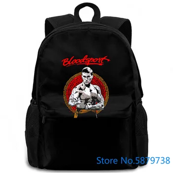 

Van Damme - Bloodsport Classic Movie Black Style Swag women men backpack laptop travel school adult student