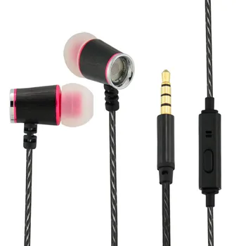 

headset Metal earplug bass music mobile phone computer Universal Sports Headset