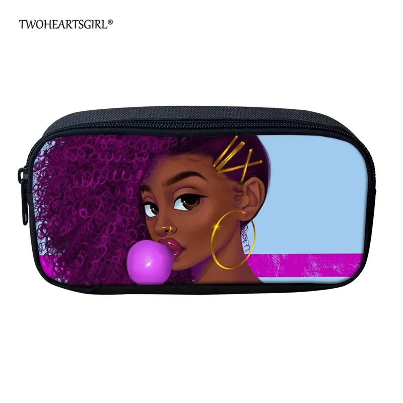 Z5129K Twoheartsgirl Африканский Американский девочка Детский рюкзак для подростков девочек Школьный рюкзак набор женщин рюкзак школьные сумки - Цвет: Z5129K