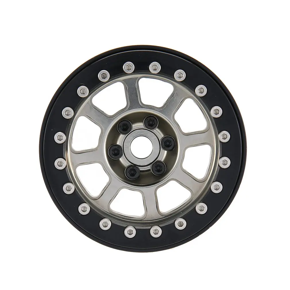 1 пара/2 пары сплав 2,2 ЧПУ Beadlock Колесные диски для 1/10 RC Гусеничный осевой SCX10 SCX10 II 90046 Traxxas TRX4 D90 CJGLG0020