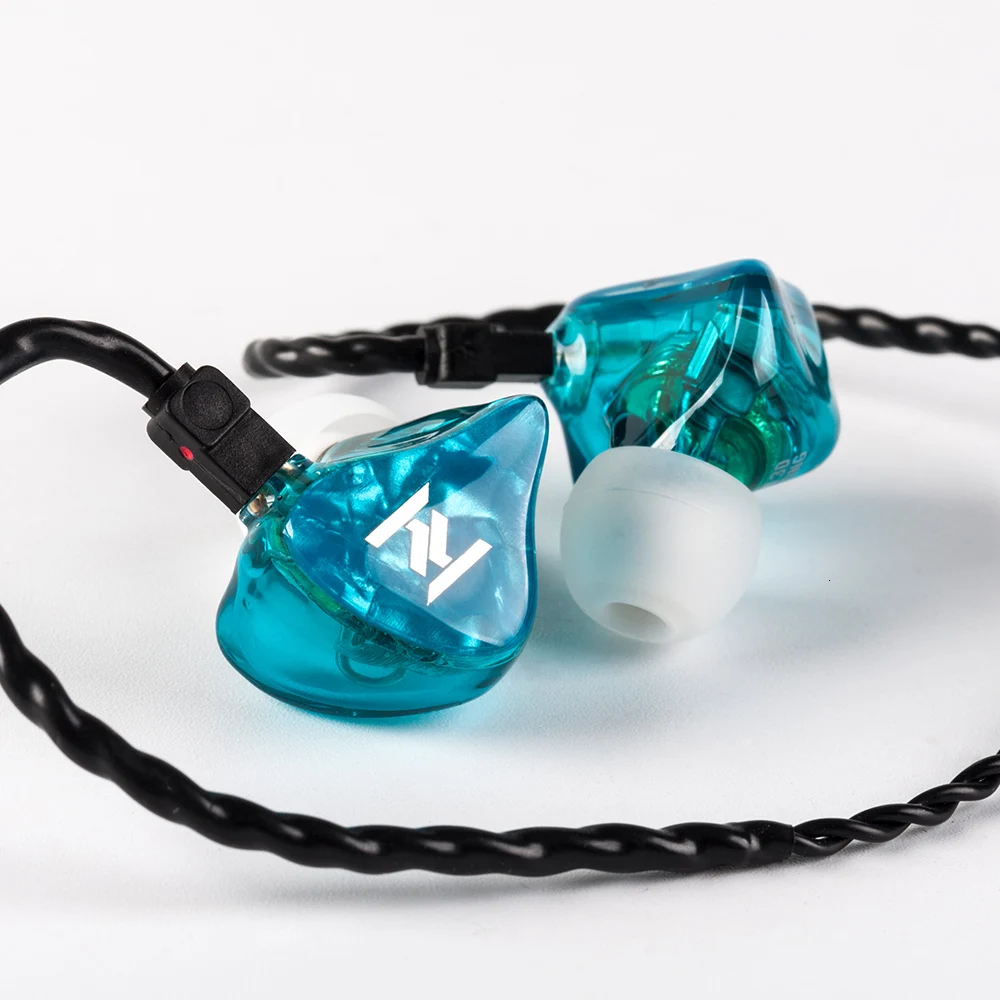 Yinyoo ASH 1BA+ 1DD наушники вкладыши HIFI бас наушники DJ металлические наушники гарнитура с 2PIN съемный кабель