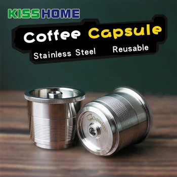 

304 Stainless Steel Reusable Capsule Refillable Coffee Filter Fit for illy Coffee Machine Upgrade Capsule Dripper Accessories