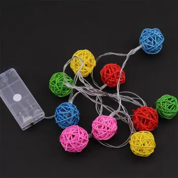 

1.2M Wedding Decorative Lamp Outdoor Home Party Fairy Light BZ184 Ball LED String Light Professional Christmas Lamp